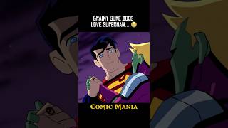 Brainy LOVES Superman 🤣 #dc #dccomics #superman #memes