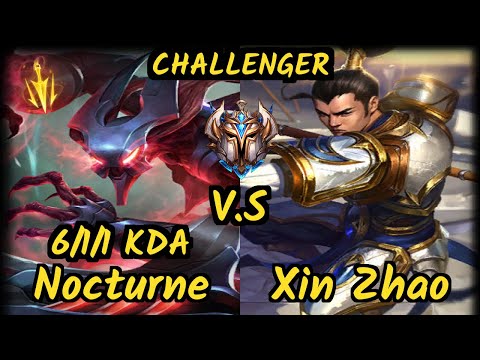 PNG Minerva (NOCTURNE) vs XIN ZHAO - 6/1/1 KDA JUNGLE CHALLENGER GAMEPLAY - BR
