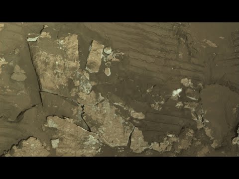 Mars-Rover Perseverance hat dies am Sol 1189 auf der Marsoberfläche aufgenommen. #mars