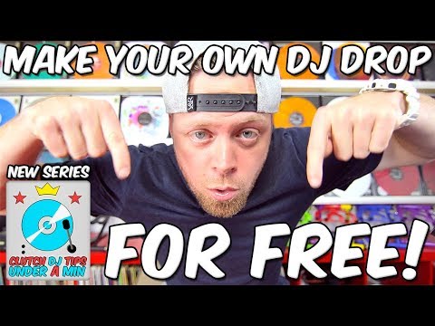 How to make your own DJ Drop FOR FREE!!! (Mac Only!) - New YouTube Series