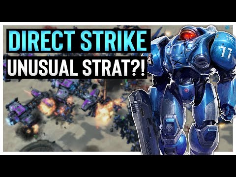 We did the most UNUSUAL strategy in Direct Strike! Starcraft 2