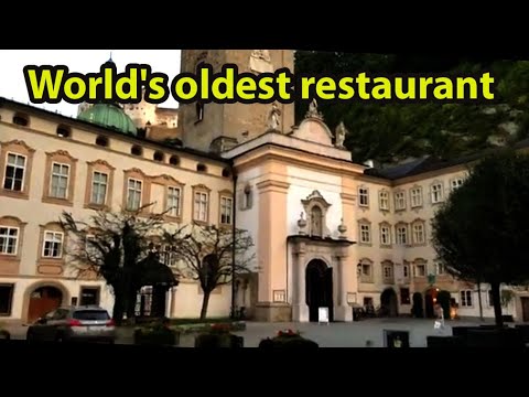 O restaurante mais antigo do mundo: Stiftskeller St. Peter em Salzburgo, Áustria