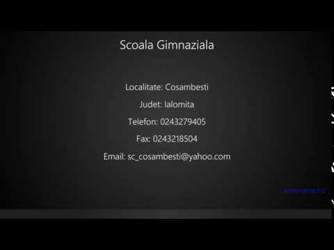 Scoala Gimnaziala Cosambesti