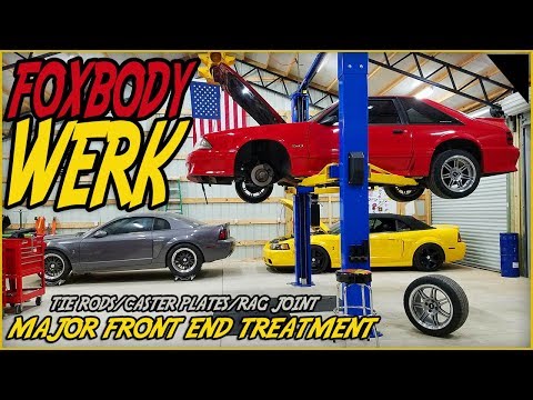 FOX BODY GRIND SESSION / TIE RODS & CASTER CAMBER PLATE INSTALL