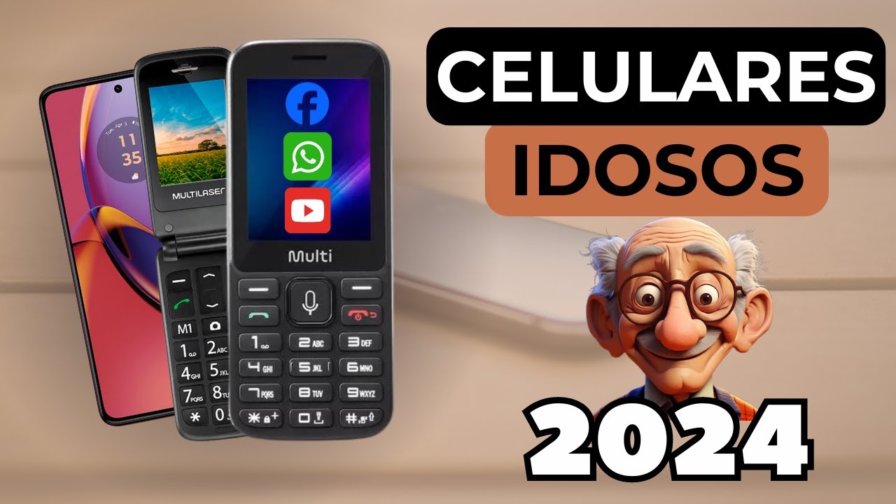 OS 7 MELHORES CELULARES PARA IDOSOS EM 2024!!! | Qual o Melhor Celular Para a Terceira Idade??