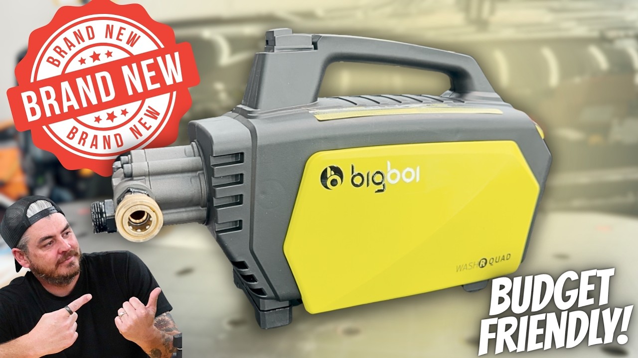 New BIGBOI WASHR QUAD! Car Detailing Pressure Washer + BIG SALE