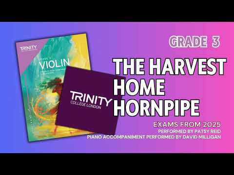 The Harvest Home Hornpipe | Play Along | Trinity College London Grade 3 Violin Exams from 2025