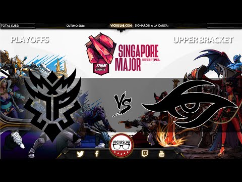 THUNDER PREDATOR vs TEAM SECRET - 1 - ONE Esports Dota2 Singapore Major Presented by PGL - Viciuslab