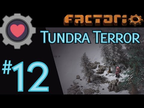 Factorio 0.16 Let's Play: Tundra Terror! #12 FIRST TENTATIVE RAIL
