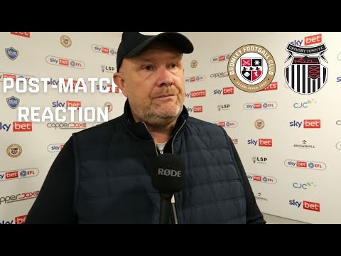 Andy Woodman after Grimsby Town win