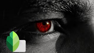 How to create red eye effect in snapseed | On mobile | Like a Pro |