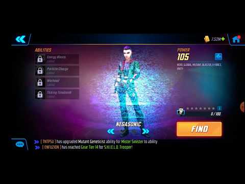 Negasonic Red Star Opening - Attempt at seed theory with large orb opening - Marvel Strike Force