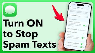 Turn This On! Stop Spam Texts From Unknown Numbers