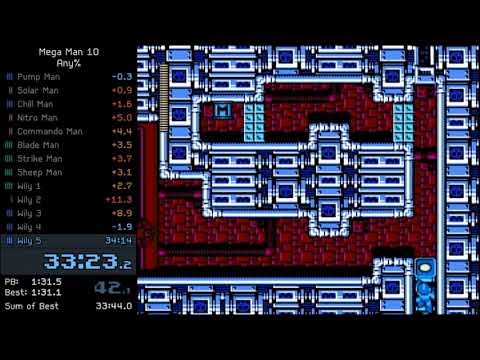 Mega Man 10 - Any% - Wily 5 (v2 manipulation) - 1:31.1