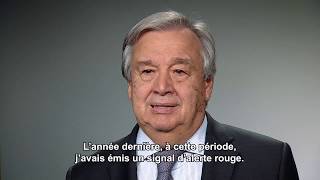 Message du Nouvel An pour 2019 du Secrétaire général de l’ONU