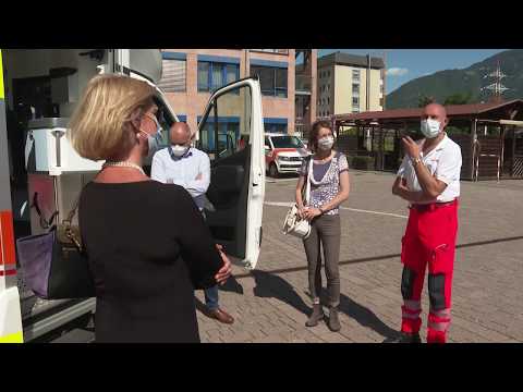 Alperia spendet an das Weiße Kreuz