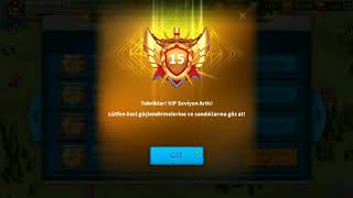 VİP 15 OLDUM VİP YÜKSELTMENİN ÖNEMİ - Rise of Kingdoms