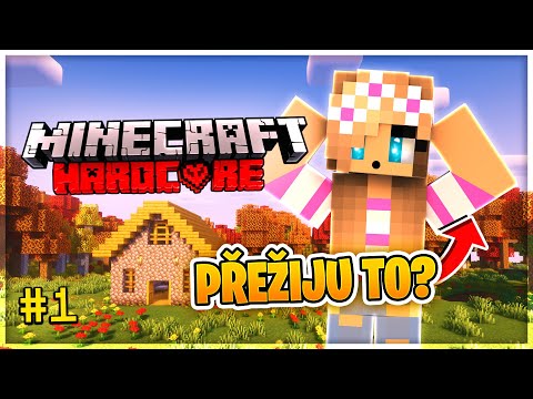 POPRVÉ hraji Minecraft HARDCORE!💀#1