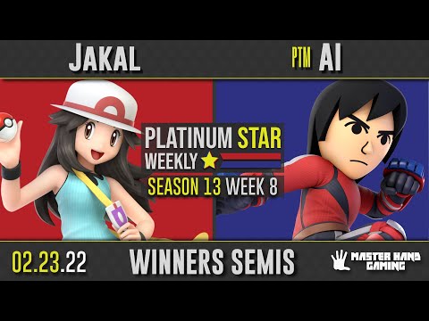 PSW S13:W9 - Jakal (Pokemon Trainer) vs PTM | AI (Mii Brawler, ROB) - W Semifinals