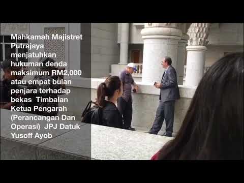 Bekas TKP JPJ didenda RM2,000 kerana memandu di lorong kecemasan