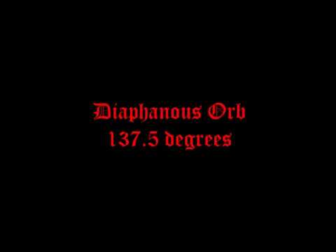 Diaphanous Orb - 137.5 degrees (2018) (New Single)