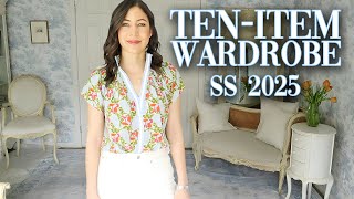 Ten-Item Wardrobe Spring Summer 2025 | Jennifer L. Scott