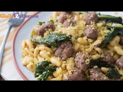 PASTA CON CIME DI RAPA E SALSICCIA - Facile e super-saporita!