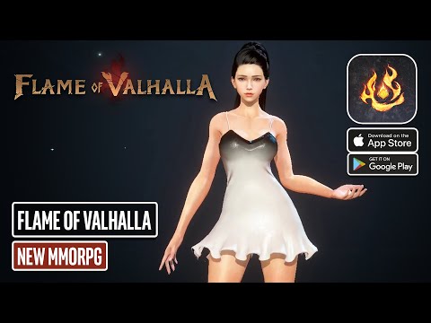 FLAME OF VALHALLA Gameplay - Mobile MMORPG on Android and iOS - YouTube