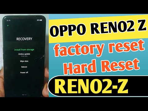Hard Reset Oppo Reno 2z Without Pc l  Any Password, Pattern Pin Lock Remove #2023