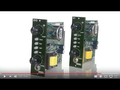 Burl B1D 500 Series Mic Preamp Module 2010s - Green image 3