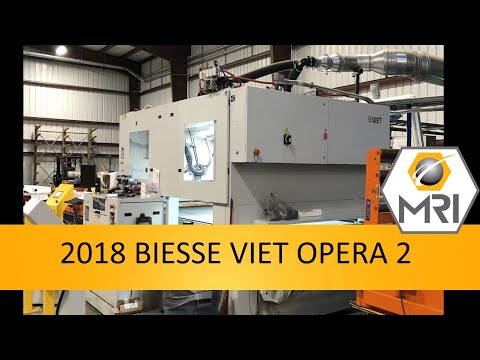 2018 BIESSE VIET OPERA 2 WOODWORKING, SANDERS, MULTI-HEAD | Machinery Resources International (1)