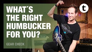 5 Types Of Humbucker Pickups | Sound Comparison | Thomann