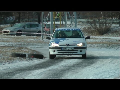 Noworoczny Sprint AZT 2016 - Łukasz Weszke Artur Brząkalik Peugeot 106 by OesRecords