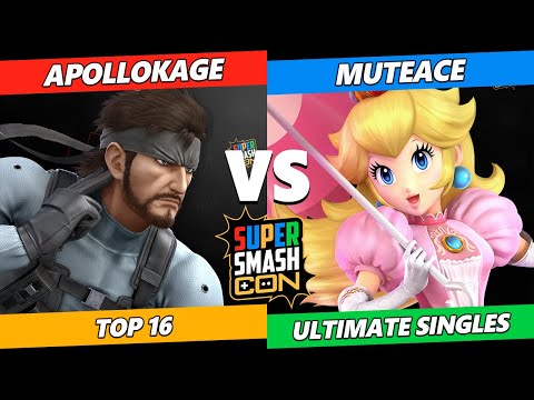 SSC 2023 Top 16 - ApolloKage (Snake) Vs. MuteAce (Peach) Smash Ultimate Tournament