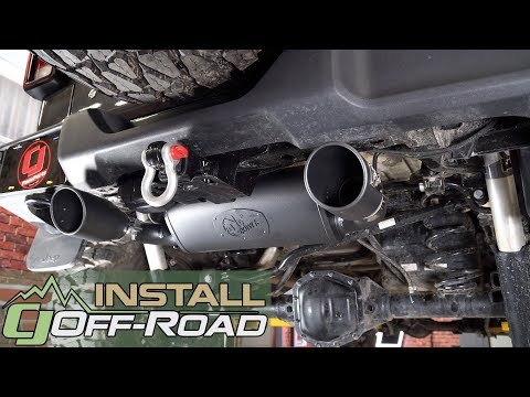 2018-2020 Jeep Wrangler JL: aFe Rebel Axle-Back Exhaust with Dual Tip Install