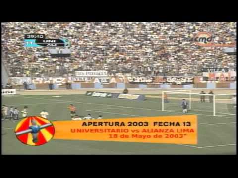 Universitario 2 Alianza Lima 4 Apertura 2003