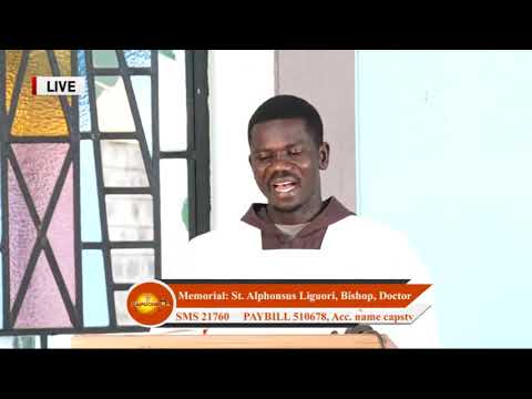 1-08-2020. Capuchin TV #1st Mass, Memorial of St. Alphonsus Liguori, Bishop and Doctor of the Church