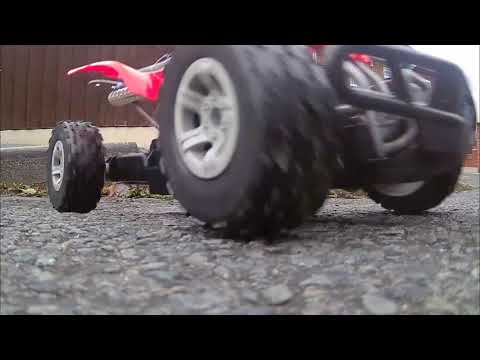 RC Kawasaki KFX450R quad unboxing and test Motocross