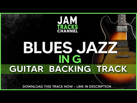 Blues Jazz Guitar Backing Track in G