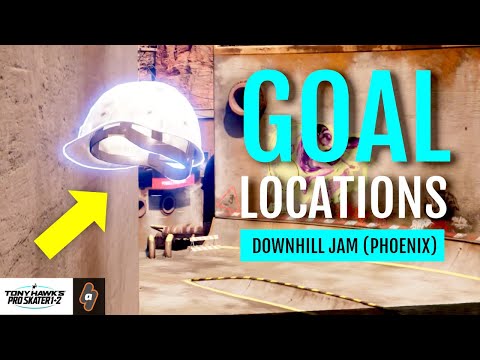 Downhill Jam Goal Locations (Valves, Hard Hats, Secret Tape & more!) | THPS1+2