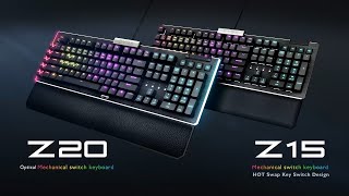 Video 1 of Product EVGA Z20 Optical Mechanical Gaming Keyboard