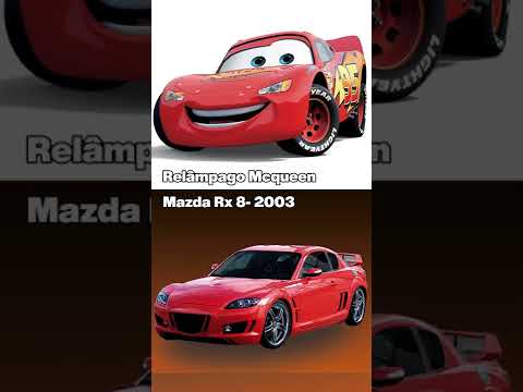 PERSONAGENS de CARROS na VIDA REAL