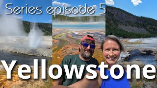 Yellowstone Vlog: Old Faithful Eruption + Black Sand Basin & Scenic Drive to East Entrance! 