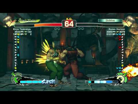 SSF4 AE: Kiryu Tsukimiya (Guy) vs Rozen Horizon (Guy) - Ranked Match (720p HD)