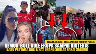 Download lagu Masya Allah.. Veda Keciduk Sholat Pakai Sarung Sebelum Race, Bule' Eropa Kepo Histeris Liatnya!! mp3