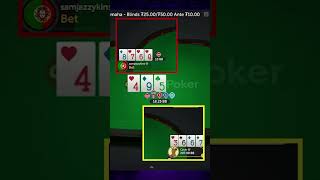 BOTH players with a WRAP (samjazzykins vs. Clickr) #highstakespoker #potlimitomaha #pokerplayers