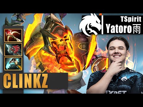 Clinkz Safelane | TSpirit.Yatoro | 7.33 CLINKZ NEW UPDATE HARD CARRY BUILD | 7.33 Gameplay Highlight