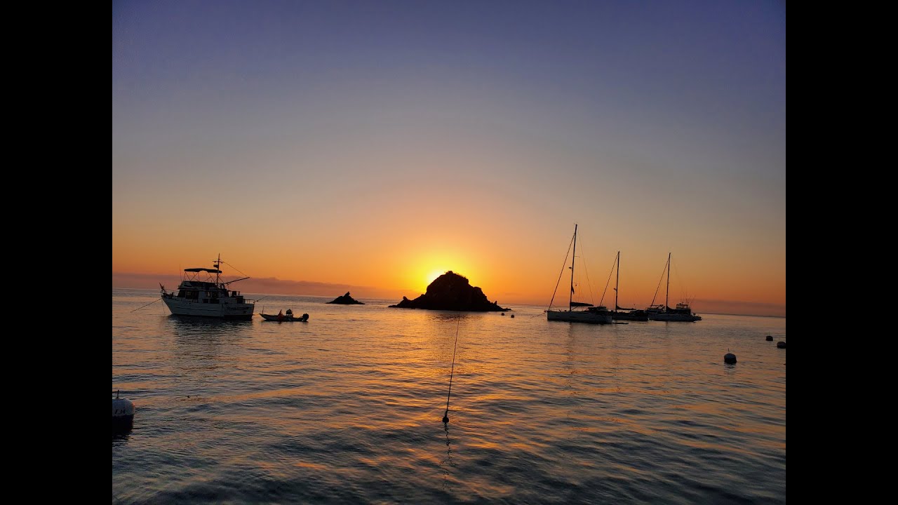 Sailing to Emerald Bay, Catalina (July 2020)