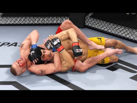 Brock Lesnar vs. Bruce Lee - EA Sports UFC 4 - Second Fight 🔥🐲