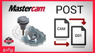 What is Post Processor in CAM Softwares   -தமிழில் - Mastercam - CNC  Training Coimbatore